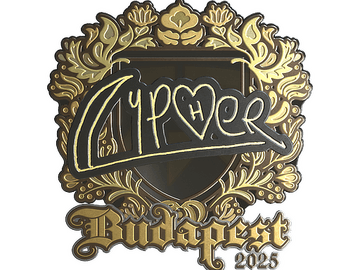 Sticker | Cypher (Gold) | Budapest 2025