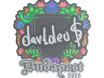 Sticker | dav1deuS (Embroidered) | Budapest 2025
