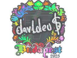 Sticker | dav1deuS (Holo) | Budapest 2025