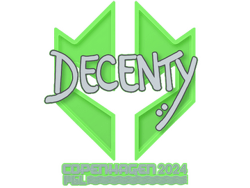 Sticker | decenty | Copenhagen 2024