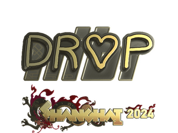 Sticker | drop (Gold) | Shanghai 2024