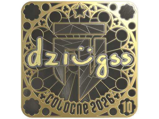 Sticker | dziugss (Gold, Ranked) | Cologne 2026