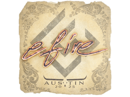 Sticker | efire | Austin 2025