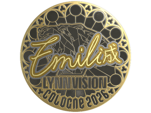 Sticker | EmiliaQAQ (Gold) | Cologne 2026