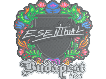 Sticker | esenthial (Embroidered) | Budapest 2025