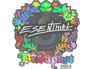 Sticker | esenthial (Holo) | Budapest 2025