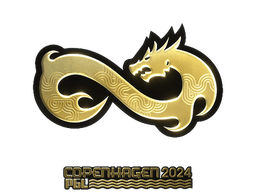 Sticker | Eternal Fire (Gold) | Copenhagen 2024