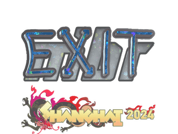 Sticker | exit (Glitter) | Shanghai 2024