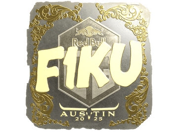 Sticker | F1KU (Gold) | Austin 2025