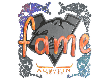 Sticker | fame (Holo) | Austin 2025