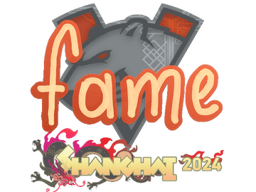 Sticker | fame | Shanghai 2024