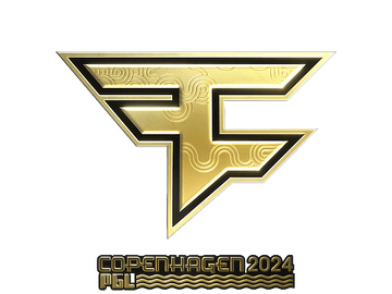Sticker | FaZe Clan (Gold) | Copenhagen 2024
