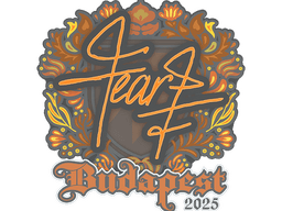 Sticker | fEAR | Budapest 2025