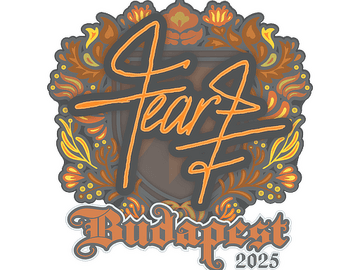 Sticker | fEAR | Budapest 2025