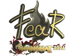 Sticker | fEAR (Gold) | Shanghai 2024