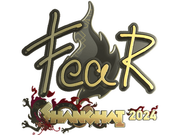 Sticker | fEAR (Gold) | Shanghai 2024