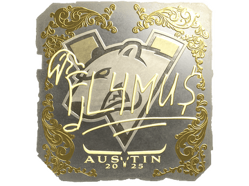 Sticker | FL4MUS (Gold) | Austin 2025