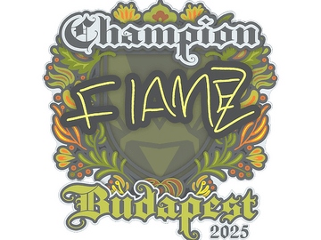 Sticker | FlameZ (Champion) | Budapest 2025