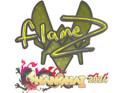 Sticker | FlameZ (Glitter) | Shanghai 2024