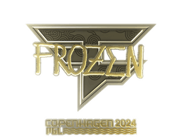 Sticker | frozen (Gold) | Copenhagen 2024