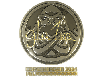 Sticker | gla1ve (Gold) | Copenhagen 2024