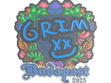 Sticker | Grim (Embroidered) | Budapest 2025