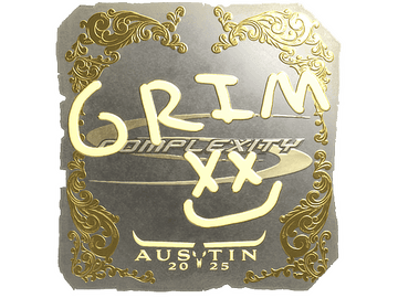 Sticker | Grim (Gold) | Austin 2025