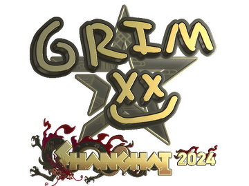 Sticker | Grim (Gold) | Shanghai 2024
