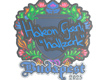 Sticker | hallzerk (Embroidered) | Budapest 2025
