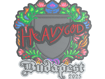 Sticker | Heavygod (Embroidered) | Budapest 2025