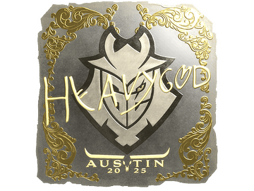 Sticker | Heavygod (Gold) | Austin 2025
