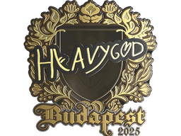 Sticker | Heavygod (Gold) | Budapest 2025