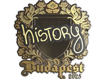 Sticker | History (Gold) | Budapest 2025