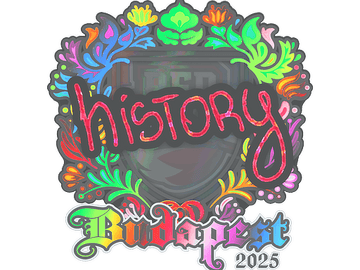 Sticker | History (Holo) | Budapest 2025