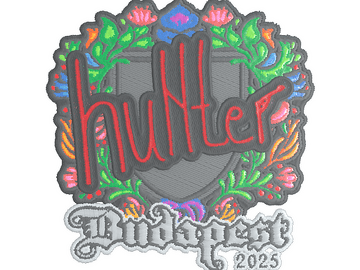 Sticker | huNter- (Embroidered) | Budapest 2025