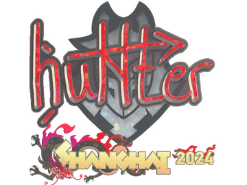 Sticker | huNter- (Glitter) | Shanghai 2024