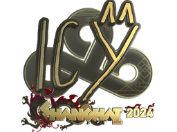 Sticker | ICY (Gold) | Shanghai 2024