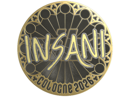 Sticker | insani (Gold) | Cologne 2026