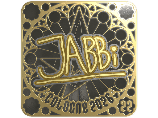 Sticker | jabbi (Gold, Ranked) | Cologne 2026