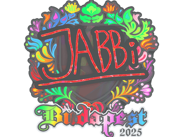 Sticker | jabbi (Holo) | Budapest 2025