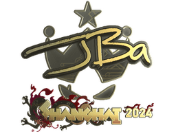 Sticker | JBa (Gold) | Shanghai 2024