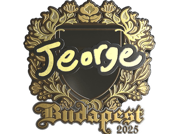 Sticker | jeorge (Gold) | Budapest 2025