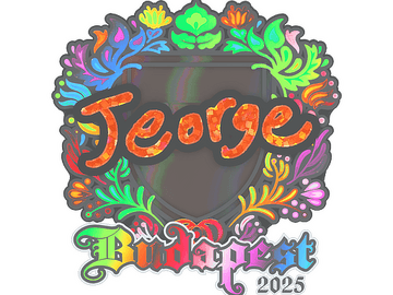 Sticker | jeorge (Holo) | Budapest 2025