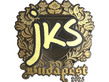 Sticker | jks (Gold) | Budapest 2025