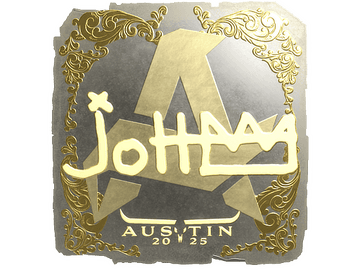 Sticker | jottAAA (Gold) | Austin 2025
