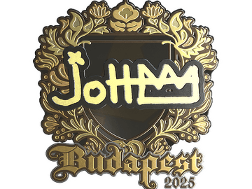 Sticker | jottAAA (Gold) | Budapest 2025