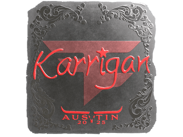 Sticker | karrigan (Foil) | Austin 2025