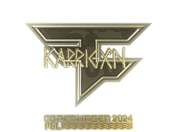 Sticker | karrigan (Gold) | Copenhagen 2024