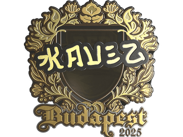 Sticker | kauez (Gold) | Budapest 2025
