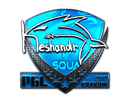 Sticker | keshandr (Foil) | Krakow 2017